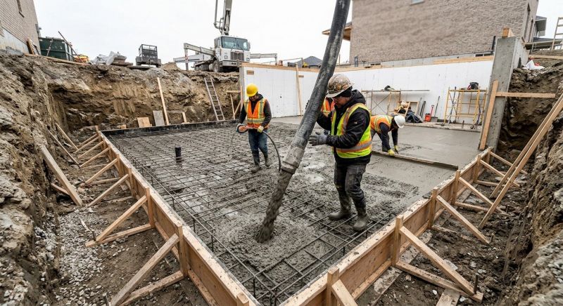 Basement Concrete Installation in Calhoun County, MI