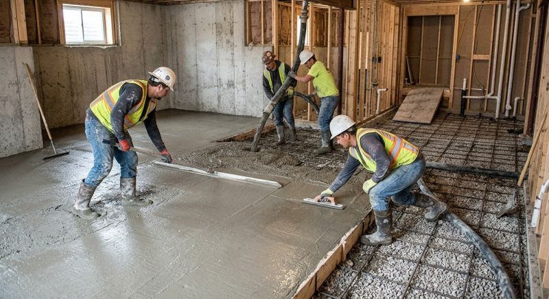 Basement Concrete Pouring in Battle Creek, MI