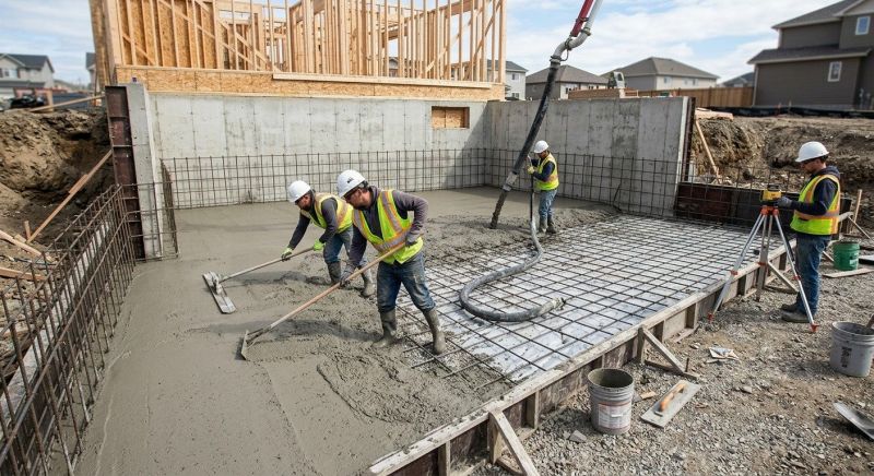 Basement Slab Installation in Battle Creek, MI