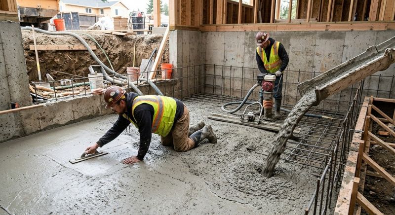 Basement Slab Installation in Battle Creek, MI