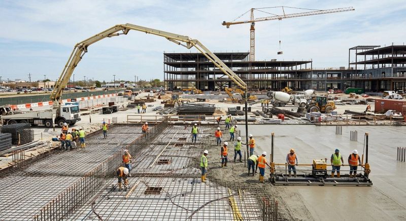 Commercial Slab Construction in Kalamazoo County, MI