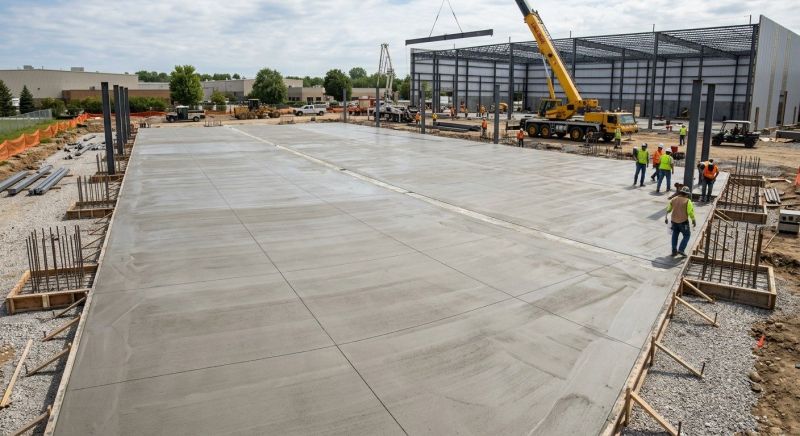 Commercial Slab Construction in Battle Creek, MI