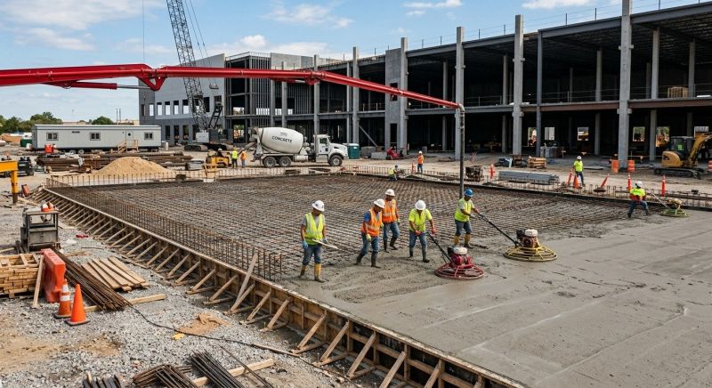 Commercial Slab Construction in Marshall, MI
