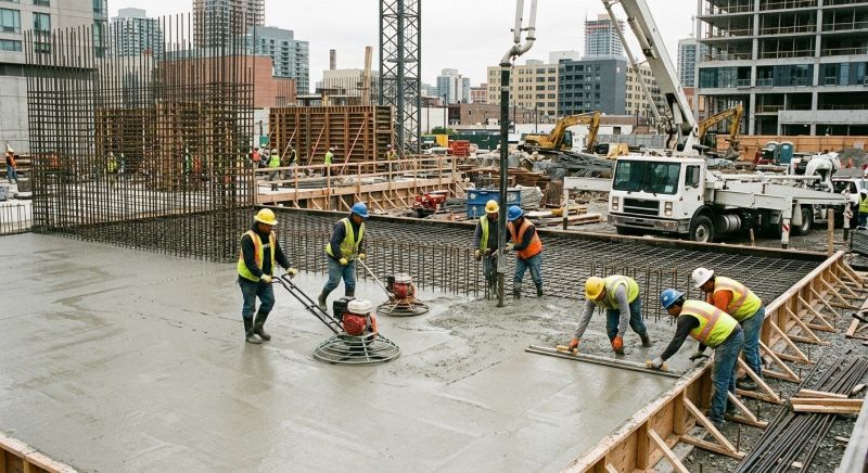 Commercial Slab Installation in Kalamazoo County, MI