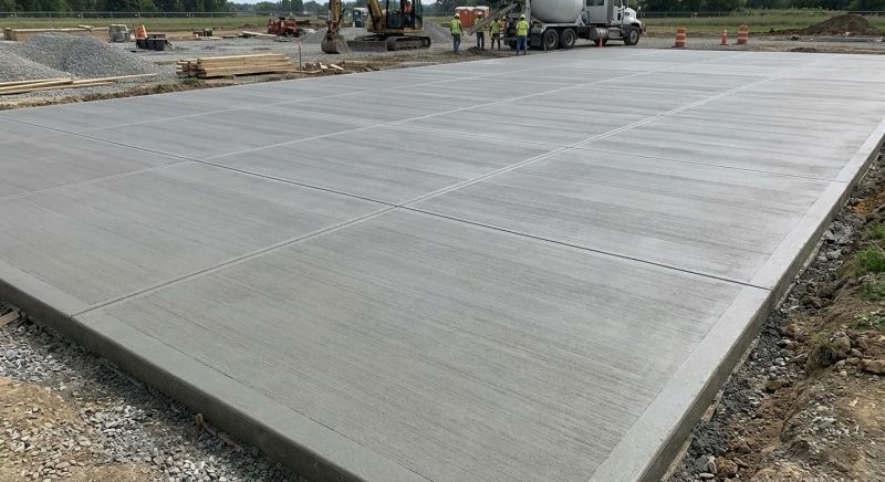 Commercial Slab Installation in Vicksburg, MI