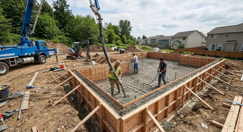Concrete Foundation Installation in Charlotte, MI