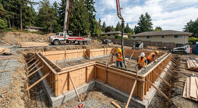 Foundation Construction in Galesburg, MI