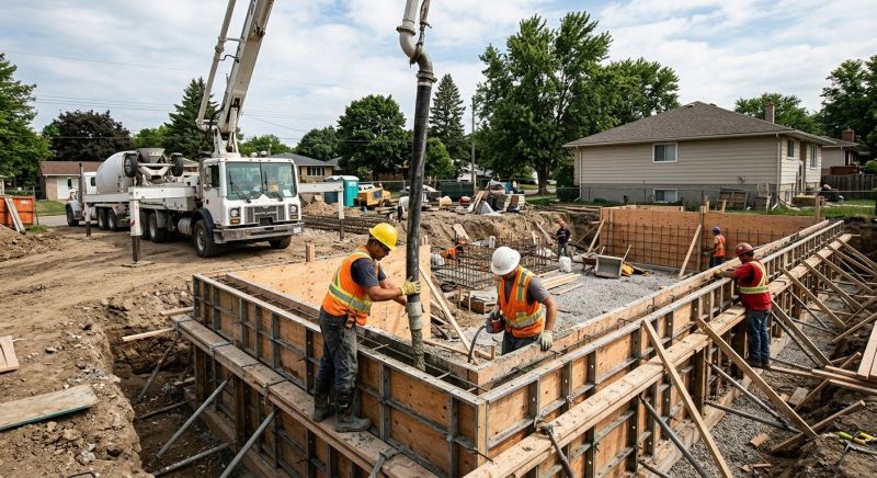 Foundation Wall Pouring in Barry County, MI