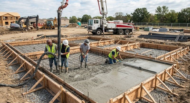 Foundation Wall Pouring in Battle Creek, MI