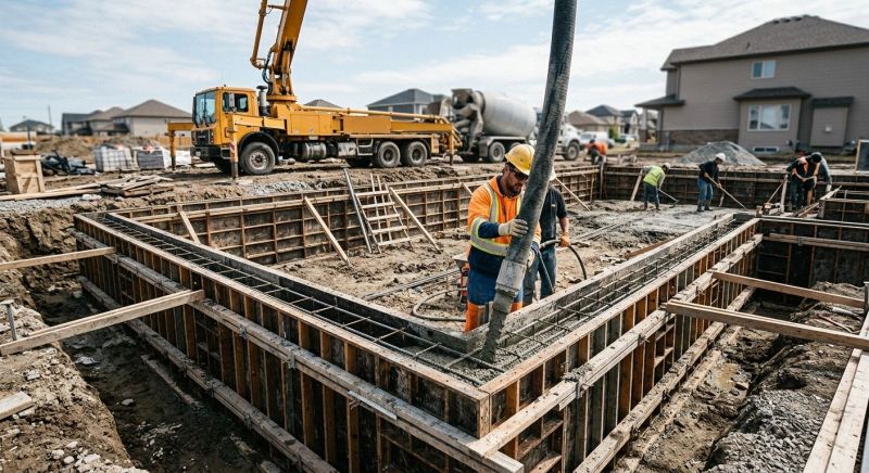 Foundation Wall Pouring in Portage, MI