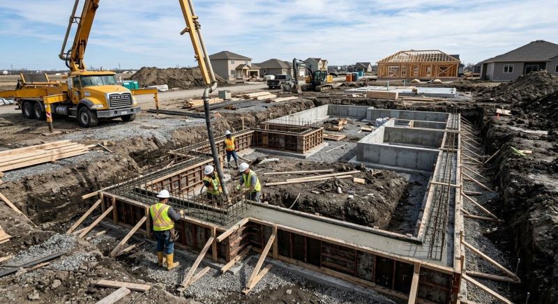 House Foundation Installation in Battle Creek, MI